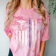 Family Nurse Practitioner Flag FNP Nursing Graduation Comfort Color Blast T-Shirt Clay