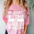 My Favorite Meetings Are Cancelled Ones Introvert Comfort Color Blast T-Shirt Clay My Favorite Meetings Are Cancelled Ones Introvert Comfort Color Blast T-Shirt Clay