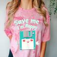 Floppy Disk Retro Tech Nostalgia Old School Computing Humor Comfort Color Blast T-Shirt Clay