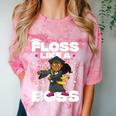 Floss Like A Boss Shirt Class Of 2019 Graduation Kids Comfort Color Blast T-Shirt Clay