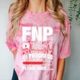 FNP In Progress Graduation Family Nurse Practitioner Comfort Color Blast T-Shirt Clay