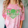 Football Senior Night Football Senior 2025 Graduation 24 Comfort Color Blast T-Shirt Clay