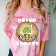 Never Forget Women Men Never Forget Men Nostalgia Comfort Color Blast T-Shirt Clay