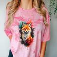 Fox For Fox Lovers Men Women Kids Introverts Comfort Color Blast T-Shirt Clay