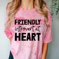 Friendly Introvert At Heart Raglan Baseball Tee Comfort Color Blast T-Shirt Clay