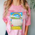 Frutiger Aero Aesthetic Rainbow Glitch Art Premium Tri-Blend Comfort Color Blast T-Shirt Clay
