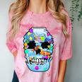 Frutiger Aero Aesthetic Tech Skull Computer Fishes Comfort Color Blast T-Shirt Clay Frutiger Aero Aesthetic Tech Skull Computer Fishes Comfort Color Blast T-Shirt Clay