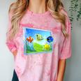 Frutiger Aero Fish Comfort Color Blast T-Shirt Clay