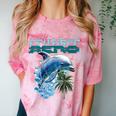 Frutiger Aero Splashy Dolphin Y2k Aesthetic Graphic Comfort Color Blast T-Shirt Clay Frutiger Aero Splashy Dolphin Y2k Aesthetic Graphic Comfort Color Blast T-Shirt Clay