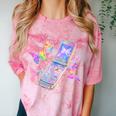 Frutiger Aero Y2K Chrome Phone Butterfly Comfort Color Blast T-Shirt Clay