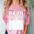 Funny College School Graduation 2025 I Graduated Sign My Comfort Color Blast T-Shirt Clay