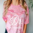 Funny It's Miss Ms Mrs Dr Actually Doctor Graduation Women Comfort Color Blast T-Shirt Clay