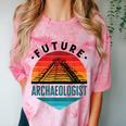 Future Archaeologist Pyramid Archaeology Student Graduation Comfort Color Blast T-Shirt Clay