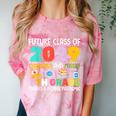 Future Class Of 2029 I Survived Passed 5th Grade Graduation Comfort Color Blast T-Shirt Clay