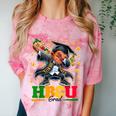 Future HBCU Grad Dabbing Kid Graduation For Boys Kids Comfort Color Blast T-Shirt Clay