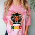 Future HBCU Grad Graduation Students Girl Kids Comfort Color Blast T-Shirt Clay
