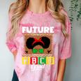Future HBCU Grad HBCU Tomorrow Girl Graduation Kids Comfort Color Blast T-Shirt Clay