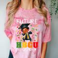 Future HBCU Grad History Boy Graduation HBCU Kids Comfort Color Blast T-Shirt Clay