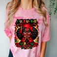 Future HBCU Grad History Girl Graduation HBCU Comfort Color Blast T-Shirt Clay