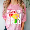 Future HBCU Graduate Afro Girls College Graduation Comfort Color Blast T-Shirt Clay