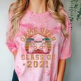 Game Over Class Of 2021 Senior 21 Graduation Video Gamer Comfort Color Blast T-Shirt Clay