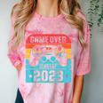 Game Over Class Of 2023 Shirt Students Graduation Comfort Color Blast T-Shirt Clay