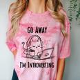 Go Away I'm Introverting Cat Introvert Anxiety Anxious Comfort Color Blast T-Shirt Clay Go Away I'm Introverting Cat Introvert Anxiety Anxious Comfort Color Blast T-Shirt Clay