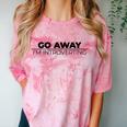 Go Away I'm Introverting Comfort Color Blast T-Shirt Clay