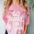 Go Away I'm Reading Book Lover Bookworm Introvert Sarcastic Comfort Color Blast T-Shirt Clay