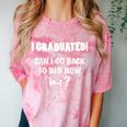 Can I Go Back To Bed Fun Graduation For Him Her T-Shirt Comfort Color Blast T-Shirt Clay