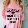 Can I Go Back To Bed Graduation 2021 Comfort Color Blast T-Shirt Clay