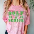 Golf Senior Night Golf Senior 2025 Graduation 32 Comfort Color Blast T-Shirt Clay