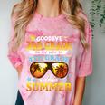 Goodbye 3rd Grade Graduation To 4th Grade First Summer Beach Comfort Color Blast T-Shirt Clay