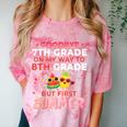 Goodbye 7th Grade Graduation To 8th Grade Hello Summer Comfort Color Blast T-Shirt Clay