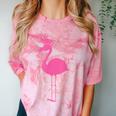 Graduate Cute Pink Flamingo Graduation Comfort Color Blast T-Shirt Clay