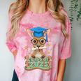 Graduate Kangaroo Class Of 2025 Kids Graduation Comfort Color Blast T-Shirt Clay