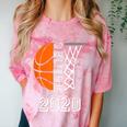 Graduate Senior Class 2020 Graduation Basketball Player Comfort Color Blast T-Shirt Clay