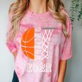 Graduate Senior Class 2022 Graduation Basketball Player Comfort Color Blast T-Shirt Clay