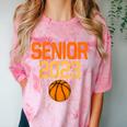 Graduate Senior Class 2023 Basketball Player Graduation Grad Comfort Color Blast T-Shirt Clay