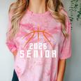 Graduate Senior Class Of 2026 Basketball Player Graduation Comfort Color Blast T-Shirt Clay