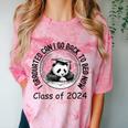 I Graduated Can I Go Back To Bed Now 2024 Graduation Panda Comfort Color Blast T-Shirt Clay