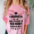 I Graduated Can I Go Back To Bed Class Of 2022 Graduation Comfort Color Blast T-Shirt Clay