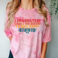 I Graduated Can I Go Back To Bed Now Graduation 2023 Comfort Color Blast T-Shirt Clay