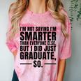 I Graduated Graduation Seniors Him Or Her Comfort Color Blast T-Shirt Clay