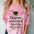 Graduation 2025 Degree Unlocked Adulting Still Loading Comfort Color Blast T-Shirt Clay