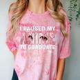 Graduation 5th 6th 8th Grade Class 2023 Anime Graduate Girls Comfort Color Blast T-Shirt Clay