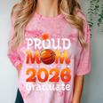 Graduation Basketball Retro Proud Mom Of A 2026 Graduate Comfort Color Blast T-Shirt Clay