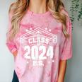 Graduation BS Class Of 2024 Grad Congratulations Graduate Comfort Color Blast T-Shirt Clay
