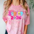 Graduation Class Of 2026 Senior Pink Coquette Bow 2026 Grade Comfort Color Blast T-Shirt Clay