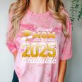 Graduation Family Matching Proud Mom Of A 2025 Graduate Comfort Color Blast T-Shirt Clay